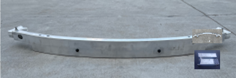 TESLA MODEL Y 2020-2024 — FRONT BUMPER REBAR UPPER; MODEL Y 2020-2023