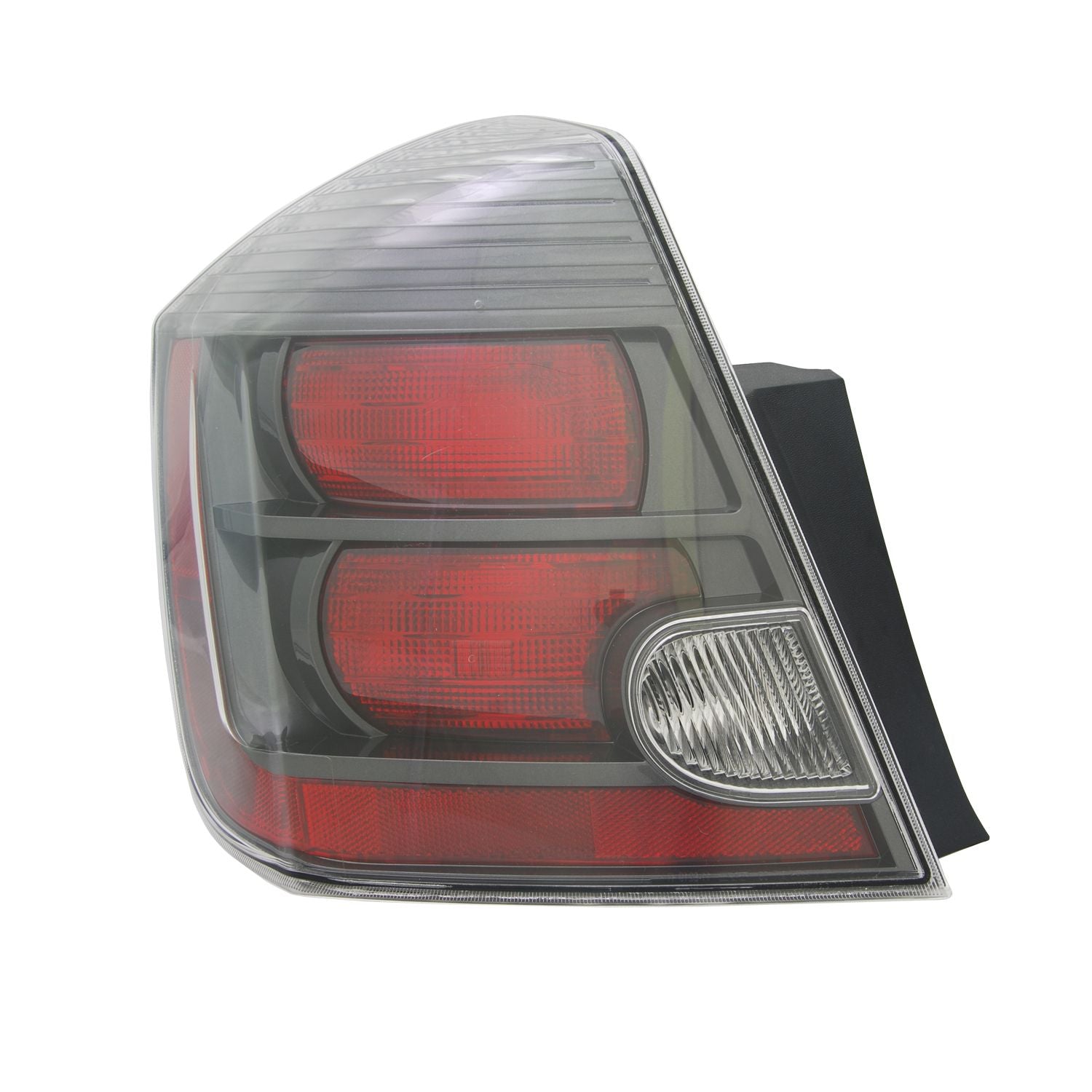 NISSAN SENTRA 2007-2012 — TAIL LAMP LH; W/ DARK BEZEL; FOR SR/ SE-R/ SE-R SPEC V; SENTRA 2010-2012