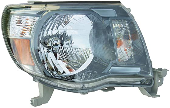 TOYOTA TACOMA 2005-2011 — HEAD LAMP RH;SMOKED; PICKUP 2WD/4WD 2005-2011 (SPORT PKG/X-RUNNER/PRE-RUNNER)