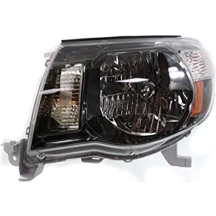 TOYOTA TACOMA 2005-2011 — HEAD LAMP LH; SMOKED; PICKUP 2WD/4WD 2005-2011 (SPORT PKG/X-RUNNER/PRE-RUNNER)