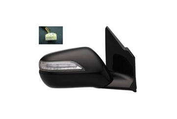 ACURA MDX 2007-2013 — MIRROR RH; PTM; POWER/HEATED/MEMORY/SIGNAL/BLUE TINTED GLASS; FITS ALL MDX 2010-2013