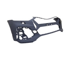 AUDI Q5/SQ5 2018-2025 — FRONT BUMPER PRIMED; W/ TOW COVER & WASHERS; W/O PARALLEL PARK; Q5/SQ5/SPORTBACK/PHEV 2021-2025