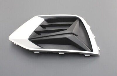 AUDI Q3 2019-2025 — FRONT BUMPER GRILLE LH; PAINTED-GRAY/TEXTURED-BLACK; W/O S-LINE; 2019-2024