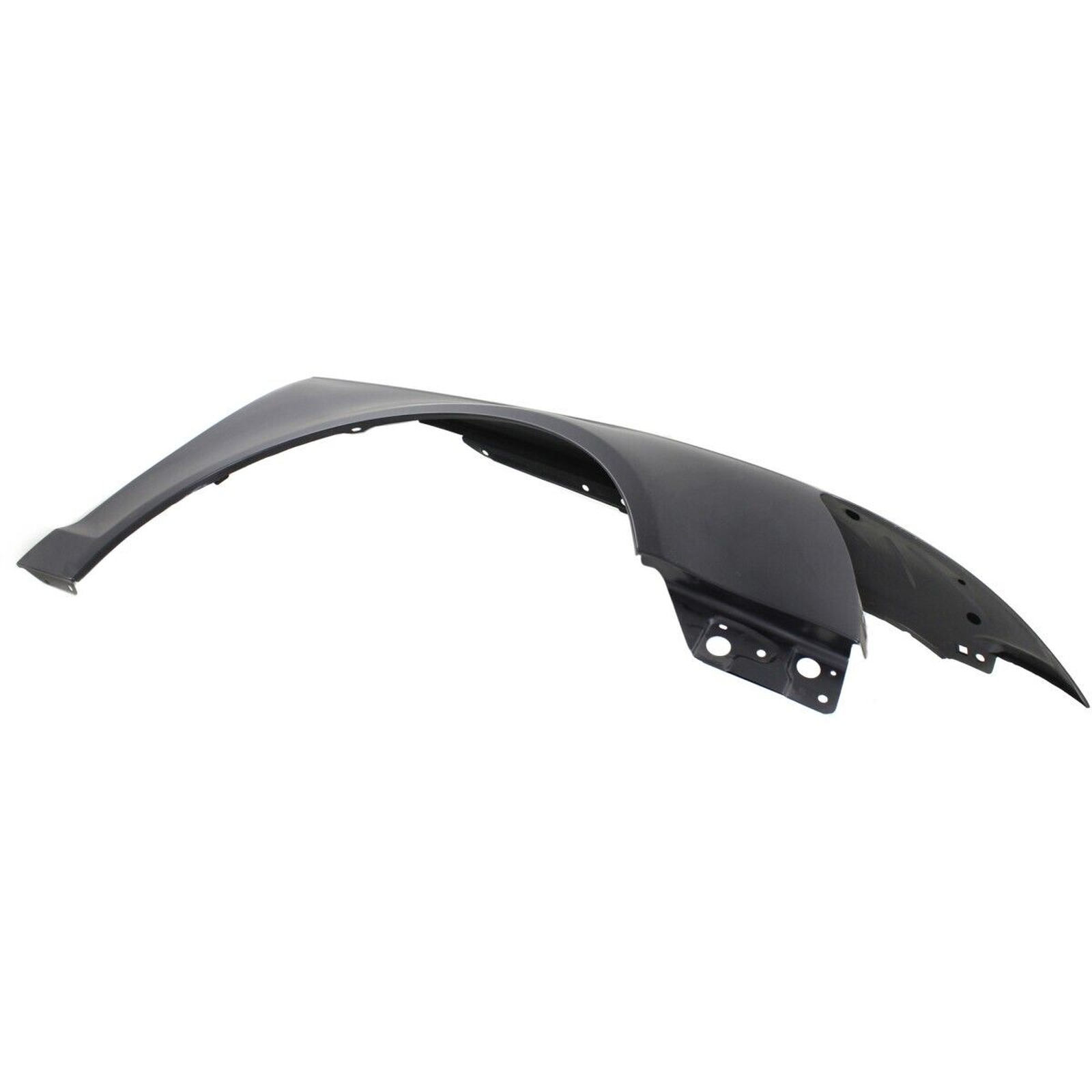 AU1241123 audi a6 2009 2011 front right fender without side lamp hole aluminum au1241123 2