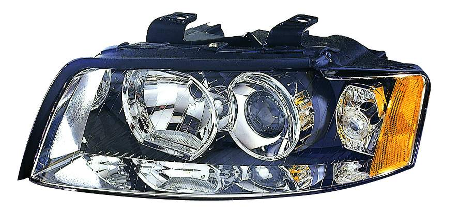 AU2502113 audi s4 2004 2005 left headlight halogen hq au2502113 1