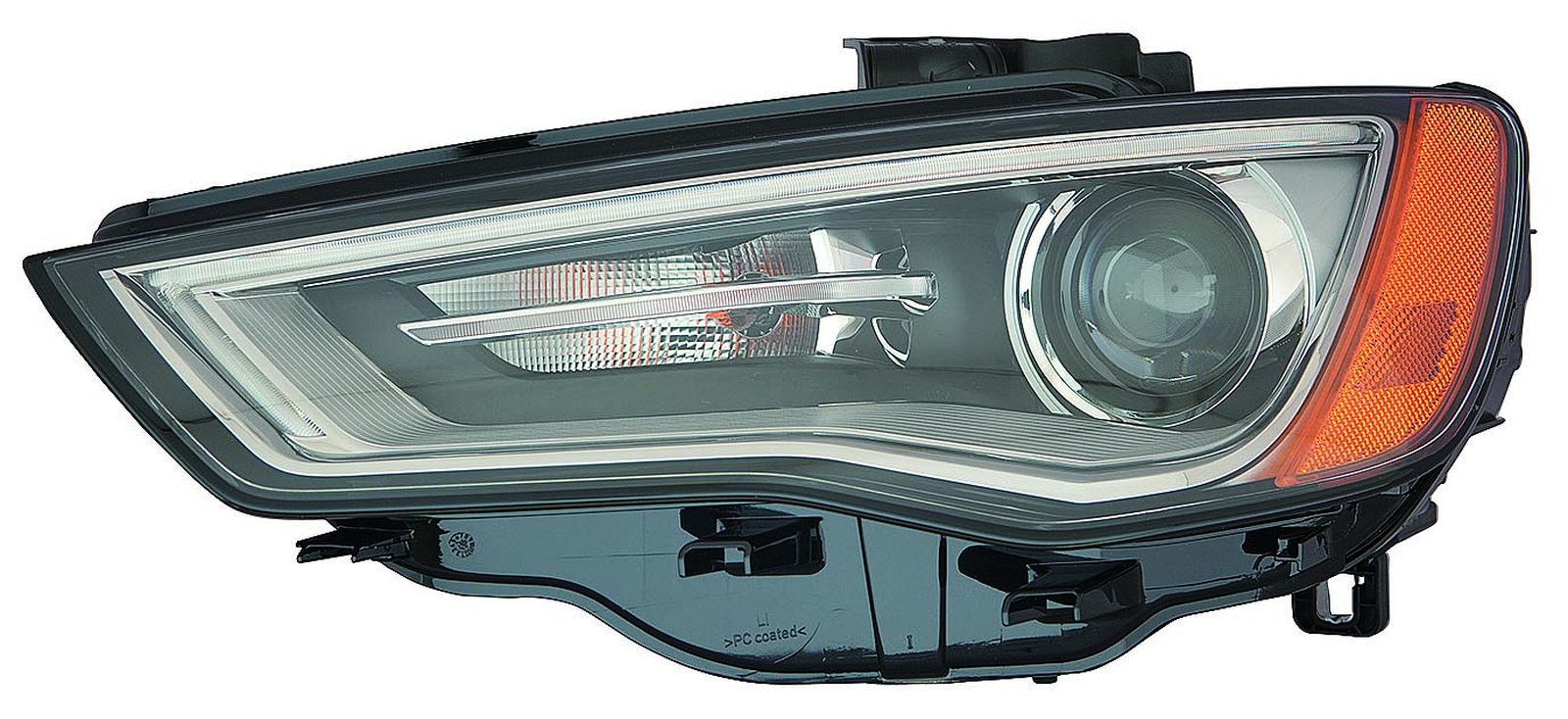 AU2502191 audi s3 2015 2016 left headlight xenon without adaptive lighting hq au2502191 1