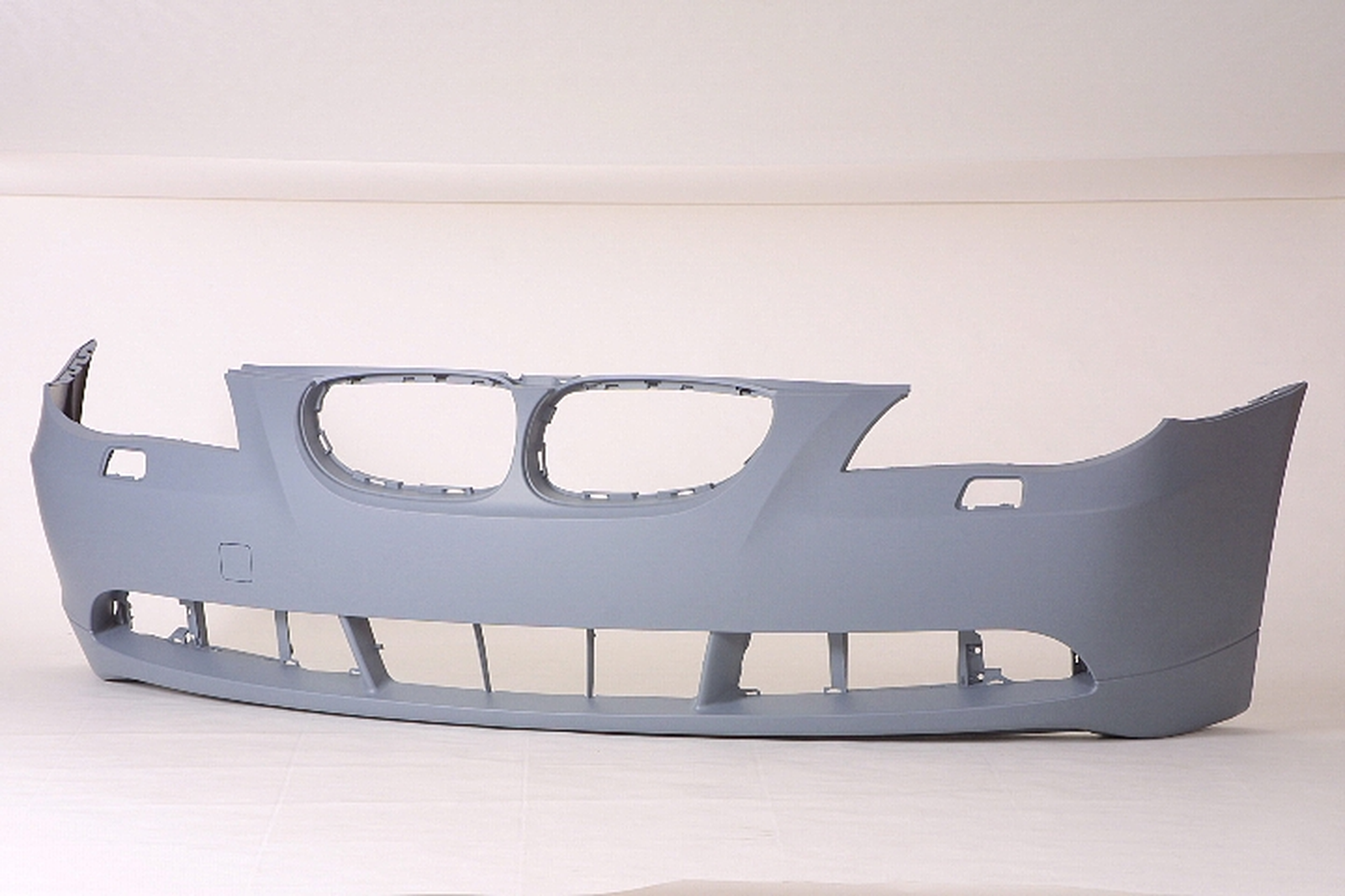 BM1000154 bmw 5 series 2004 2007 bumper front primed gray without m pkg without sensor hol 1