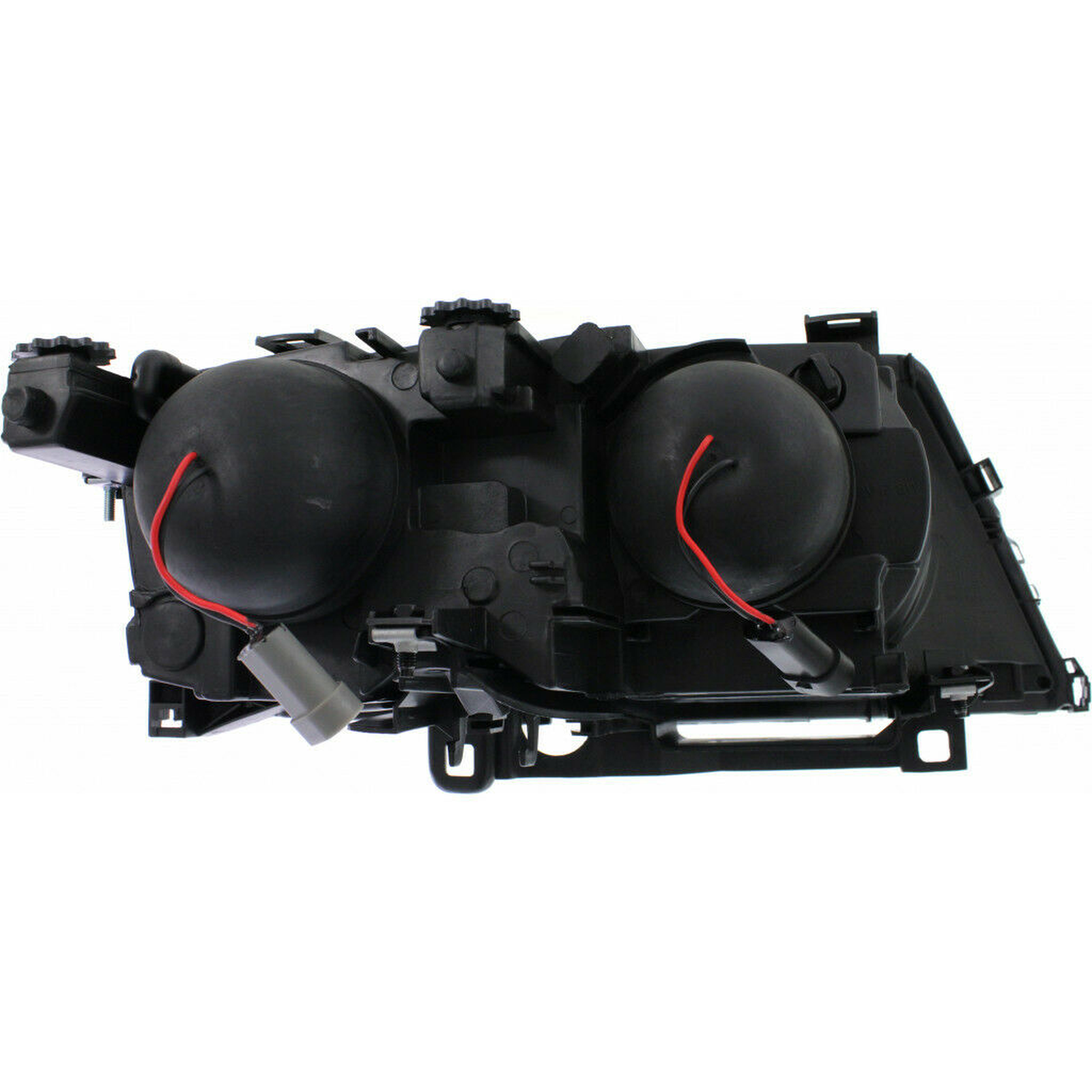 BM2502122 bmw 3 series 2002 2005 left headlight halogen black hq bm2502122 2