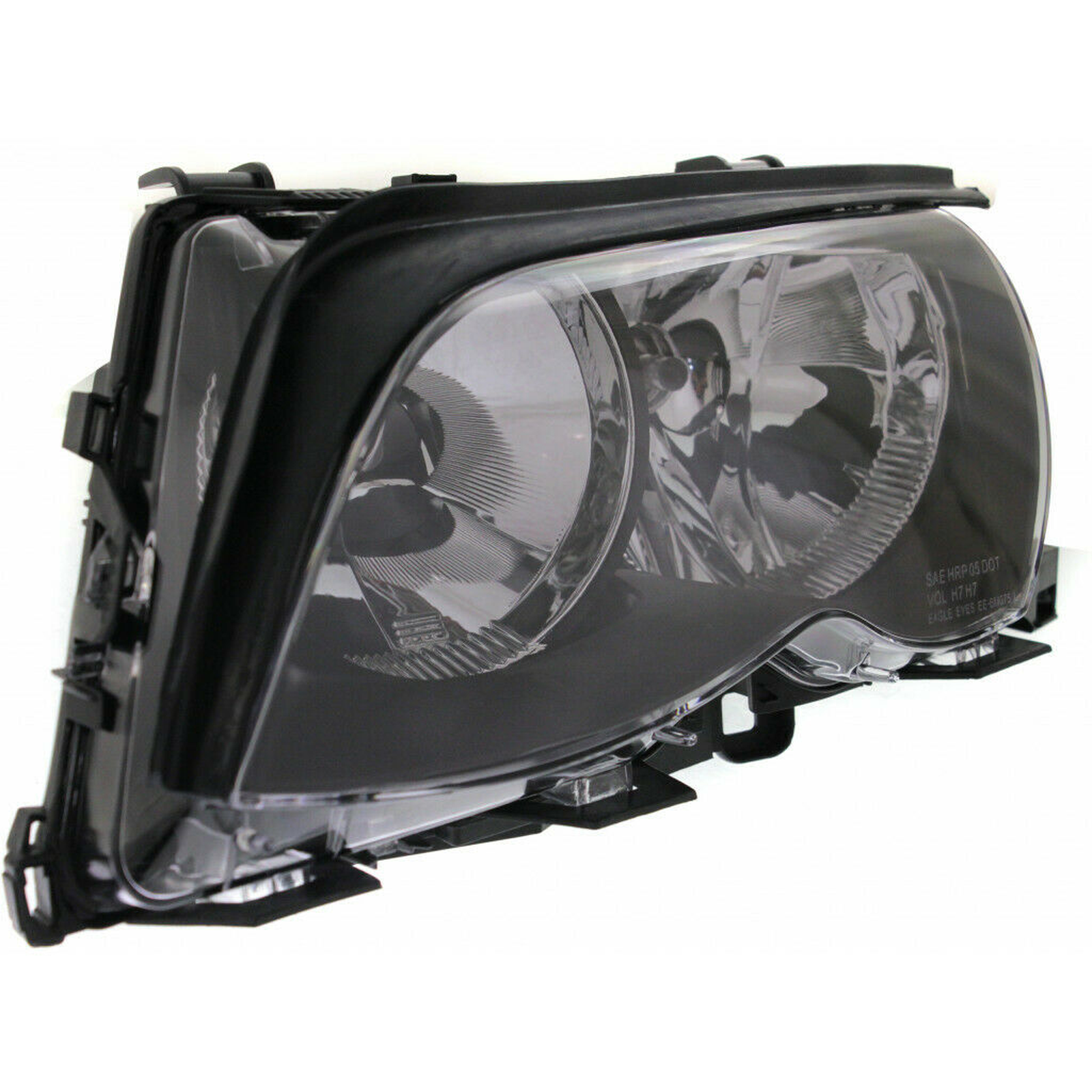 BM2502122 bmw 3 series 2002 2005 left headlight halogen black hq bm2502122 4