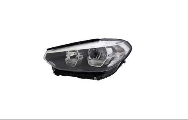 BMW X3 2018-2024 — HEADLIGHT LH; LED LOW BEAM/HALOGEN HIGH BEAM; W/O ADAPTIVE; X3 2018-2021 (63117466127)