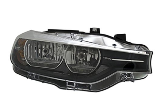 BMW 3 SERIES 2012-2018 — HALOGEN HEADLIGHT RH; 3 SERIES SEDAN/WAGON; 330E; 340I/XDRIVE; ALL 2016-2018
