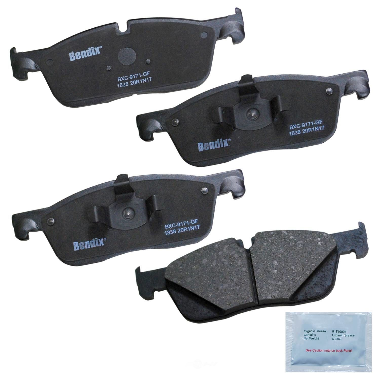 CFC1838 jaguar land rover front ceramic brake pads cfc1838 2014 2019 1