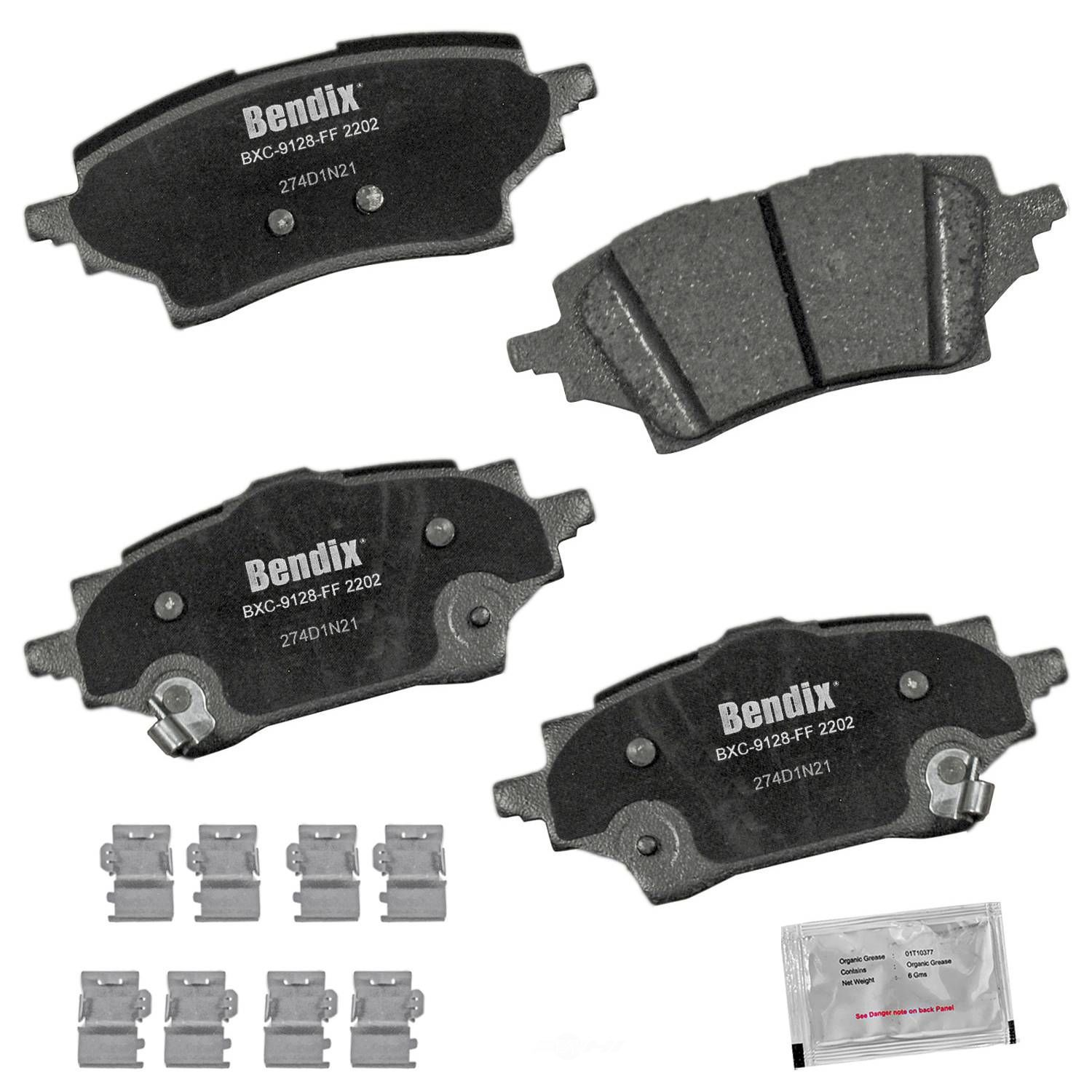 CFC2202 toyota rear ceramic brake pads cfc2202 2019 2022 1