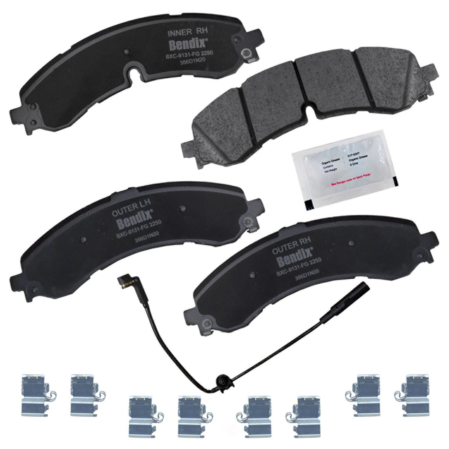 CFC2250 chevrolet gmc front ceramic brake pads cfc2250 2020 2025 1