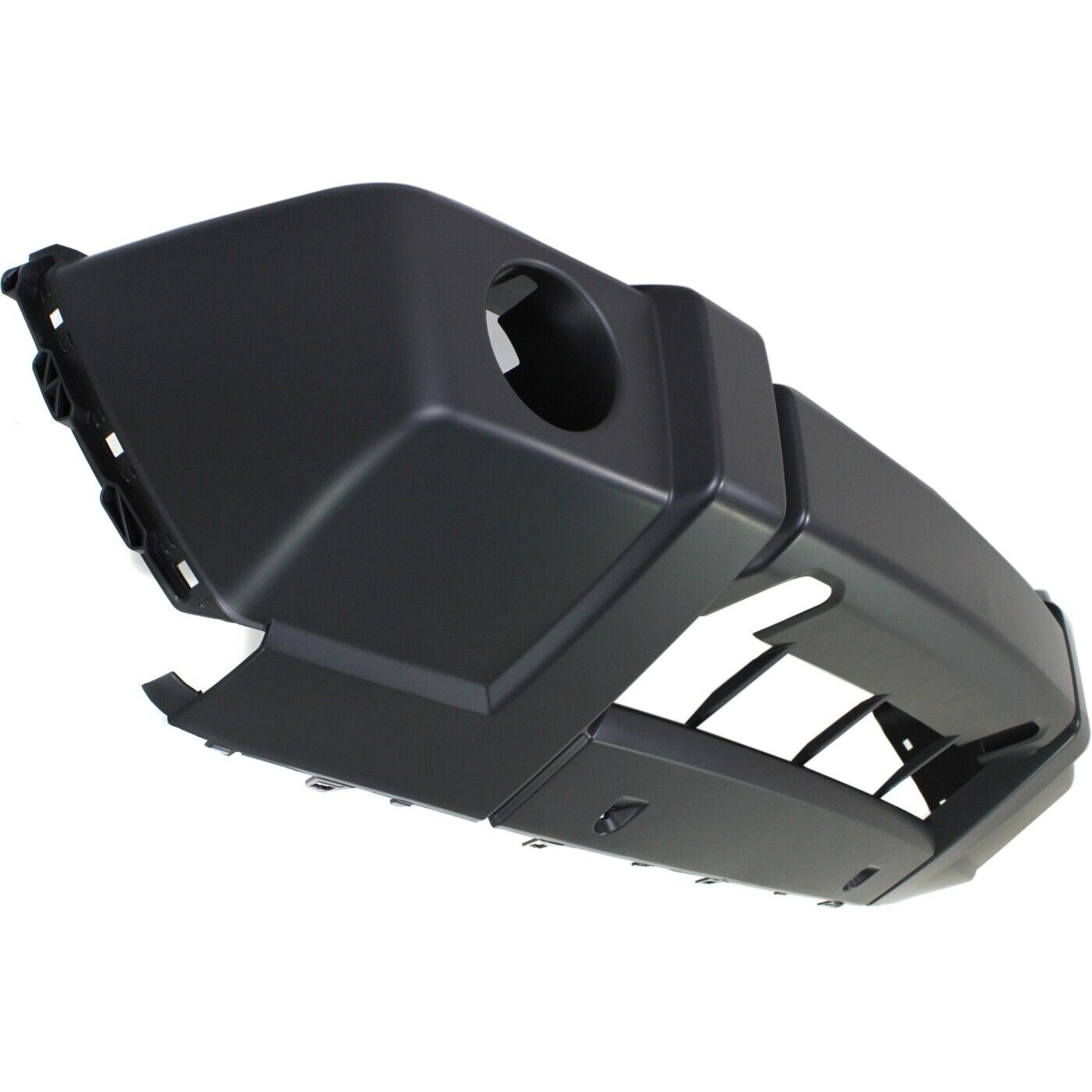 CH1000875 jeep commander 2006 2010 bumper front primed without chrome and fog lamp hole ch 3