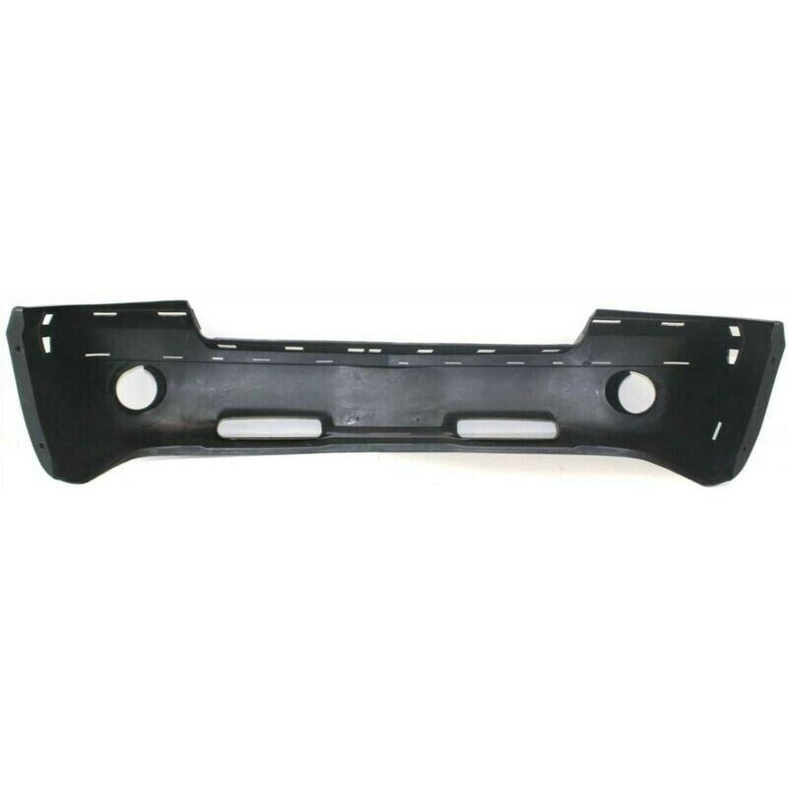 CH1000894 dodge dakota 2005 2007 bumper front textured dark gray with fog lamp hole mouldi 4