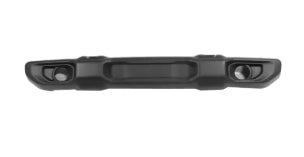 JEEP WRANGLER_JL 2018-2025 — FRONT BUMPER; PLASTIC; TEXTURED BLACK; SPORT/SPORT S/80TH ANNIVERSARY; WRANGLER_JL 18-25; GLADIATOR 20-25 (6BU41RXFAC)