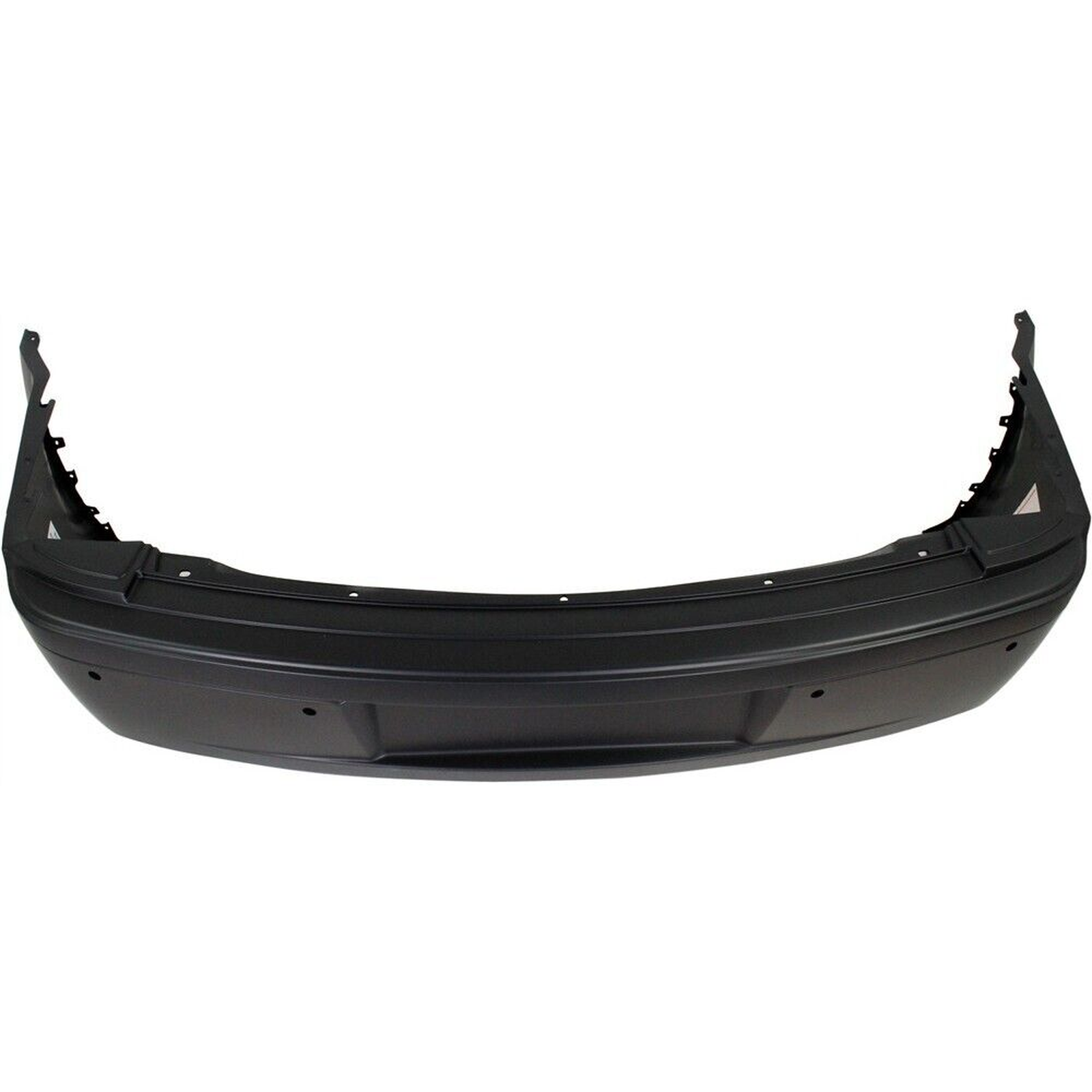 CH1100321 chrysler 300 2005 2008 bumper rear primed with sensor hole with dual exhaust wit 4