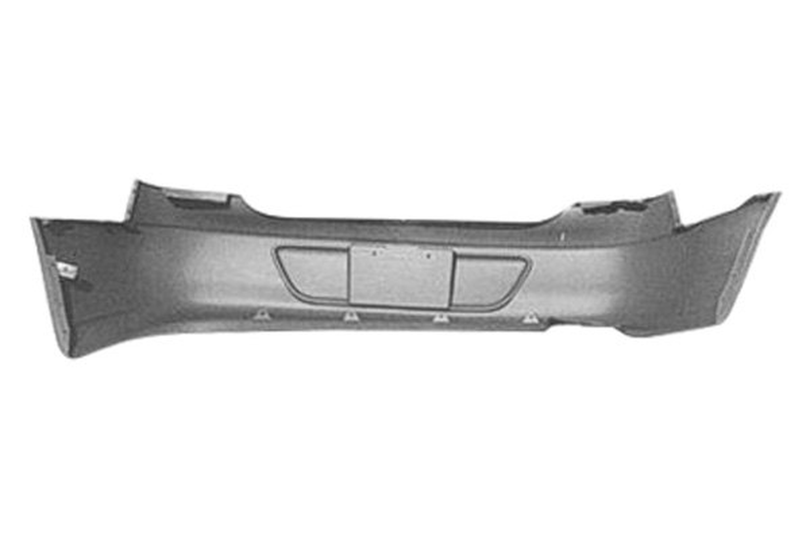 CH1100399 bumper rear primed wide exclude special with wide license pocket ch1100399 3