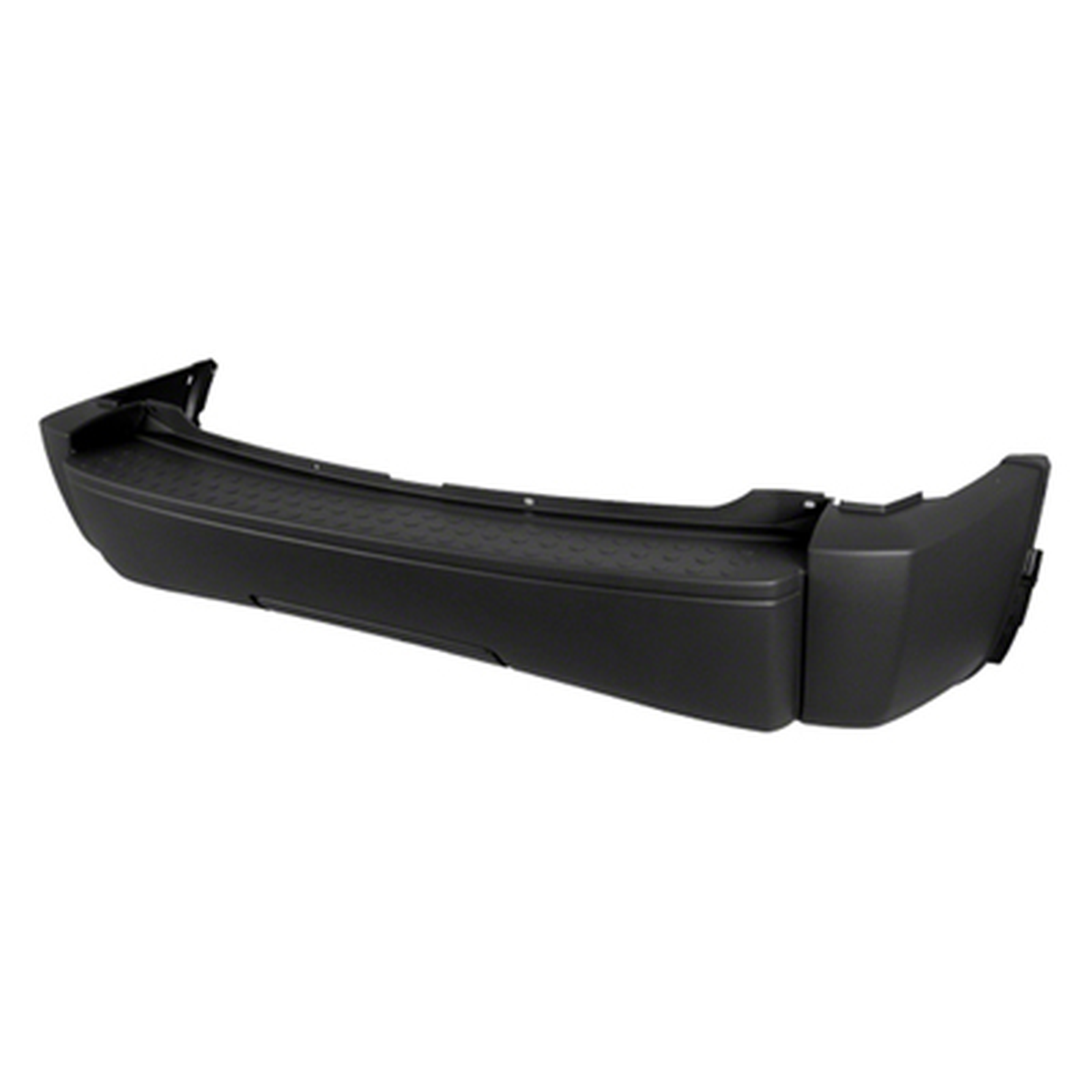 CH1100881 dodge nitro 2007 2009 bumper rear matte black without trailer hitch hole without 1