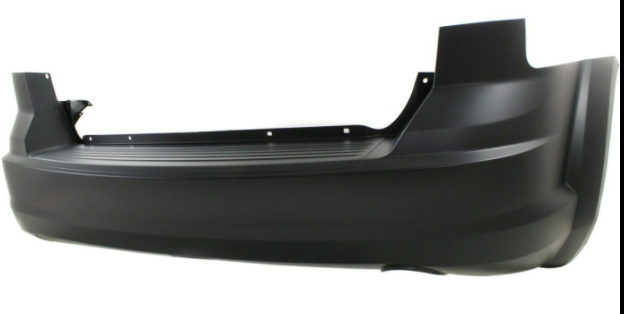 DODGE JOURNEY 2009-2020 — REAR BUMPER PRIMED; 2.4L SINGLE EXHAUST; W/O SENSORS; 1-PIECE TYPE; 2009-2020