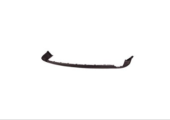 DODGE JOURNEY 2009-2020 — REAR BUMPER LOWER; MATT BLACK; SINGLE EXHAUST; 2011-2020 CAPA