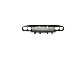 DODGE CHALLENGER 2008-2010 — GRILLE; MATTE BLACK/DULL CHROME CENTER; 2008-2014