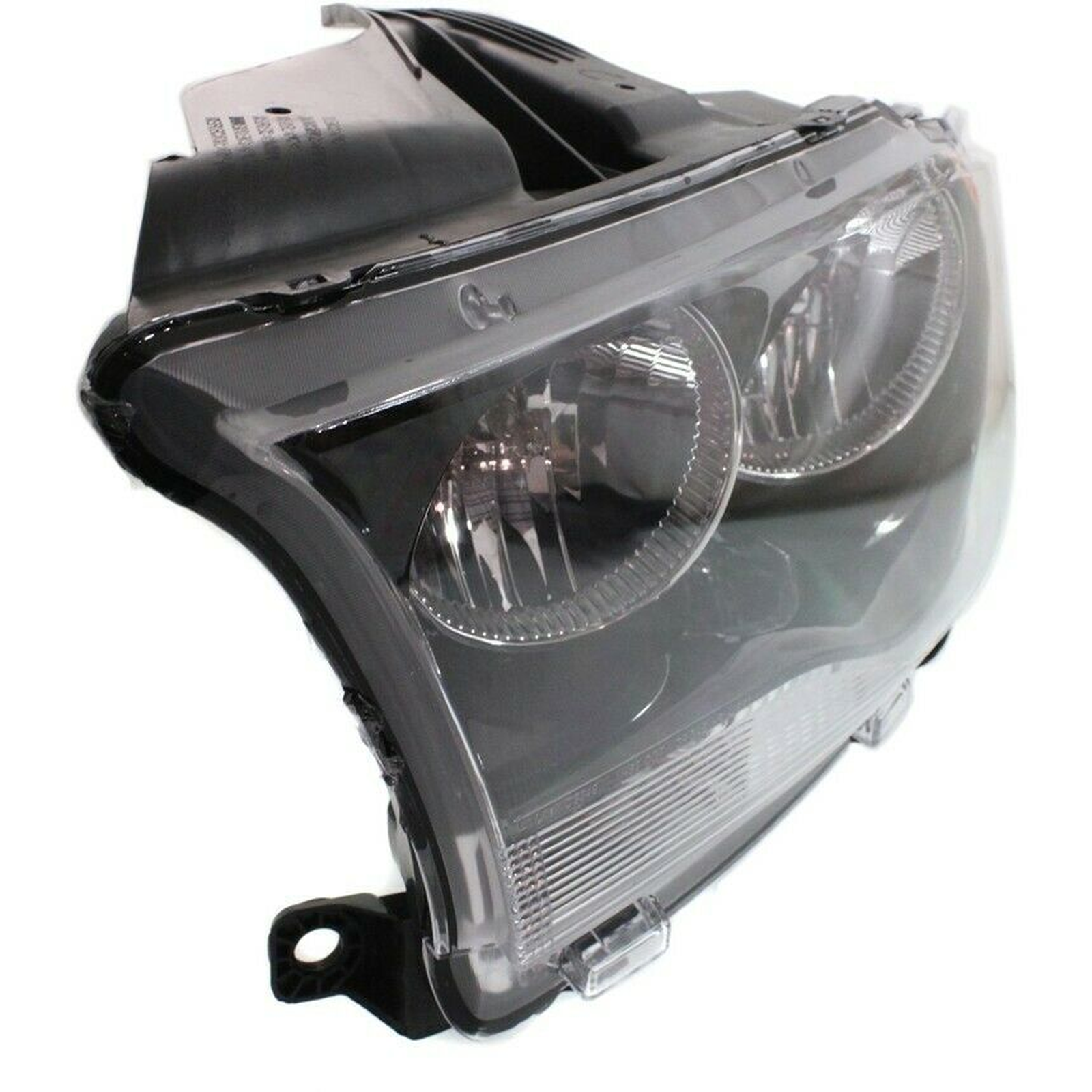 CH2502229 dodge durango 2011 2013 left headlight halogen black trim hq ch2502229 3
