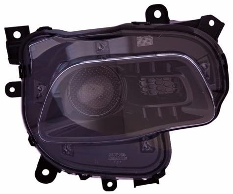 JEEP CHEROKEE 2014-2018 — HEAD LAMP HALOGEN LH; BLACK TRIM; CHEROKEE 2014-2016/TRAILHAWK 2016 CAPA