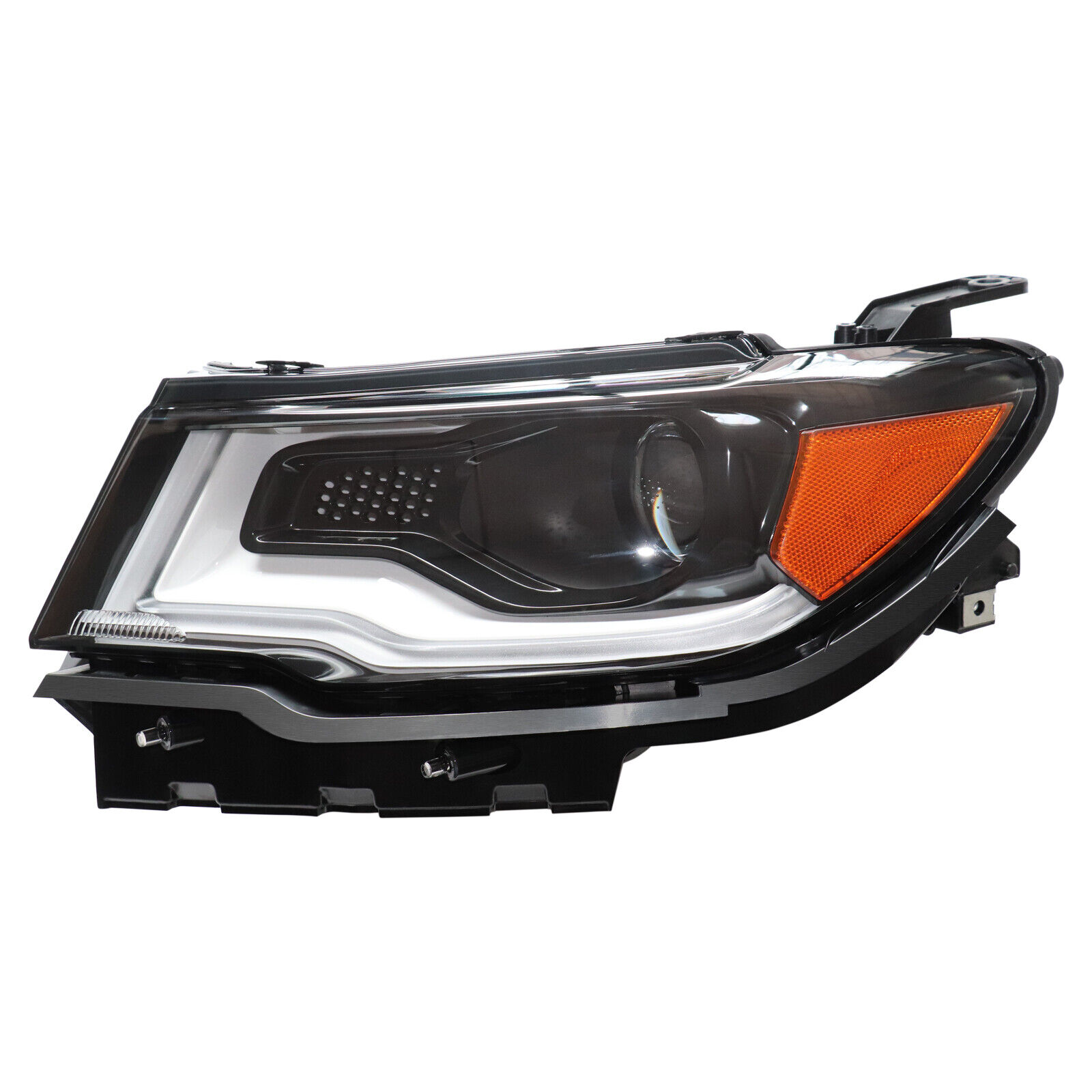 CH2502312 jeep compass mp 2017 2021 left headlight hid without led accent hq ch2502312 1
