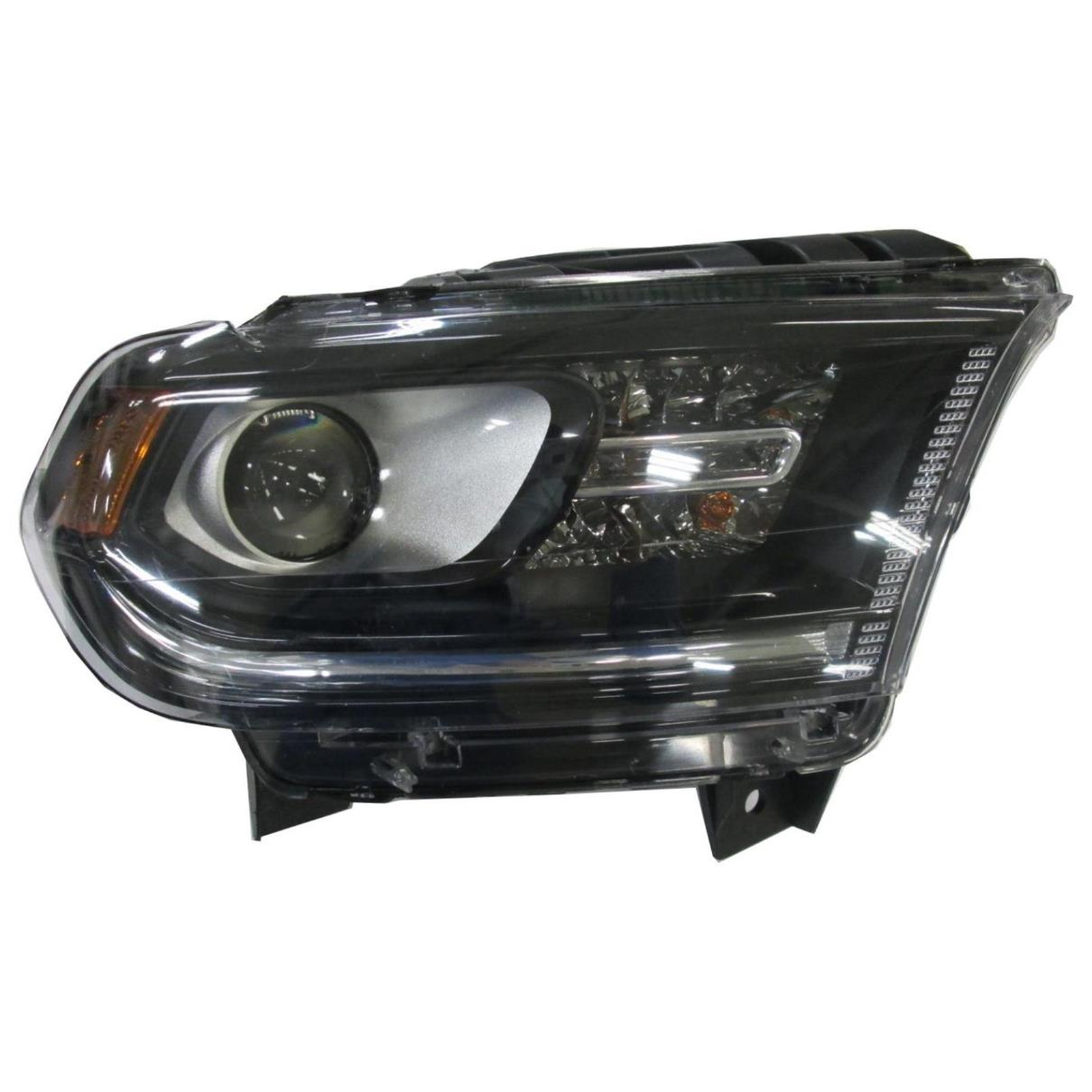 CH2503302 dodge durango 2016 2021 right headlight without led lamp black trim hq ch2503302 1