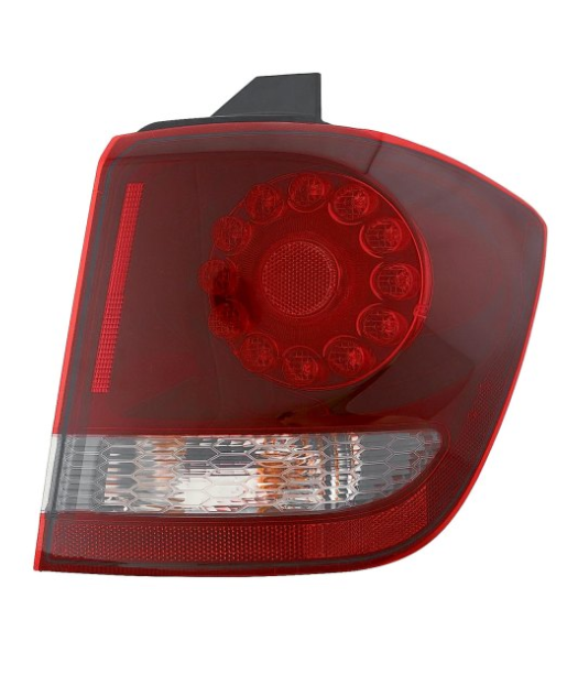 DODGE JOURNEY 2009-2020 — LED OUTER TAIL LIGHT RH; BLACK TRIM; 2015-2020 CAPA