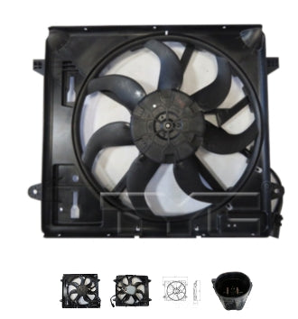 JEEP WRANGLER 2007-2017 — RAD/CND FAN ASSEMBLY; W/ BRUSHLESS MOTOR; 3.6L V6; 2012-2017/JK 2018 (0E 68143894AB)