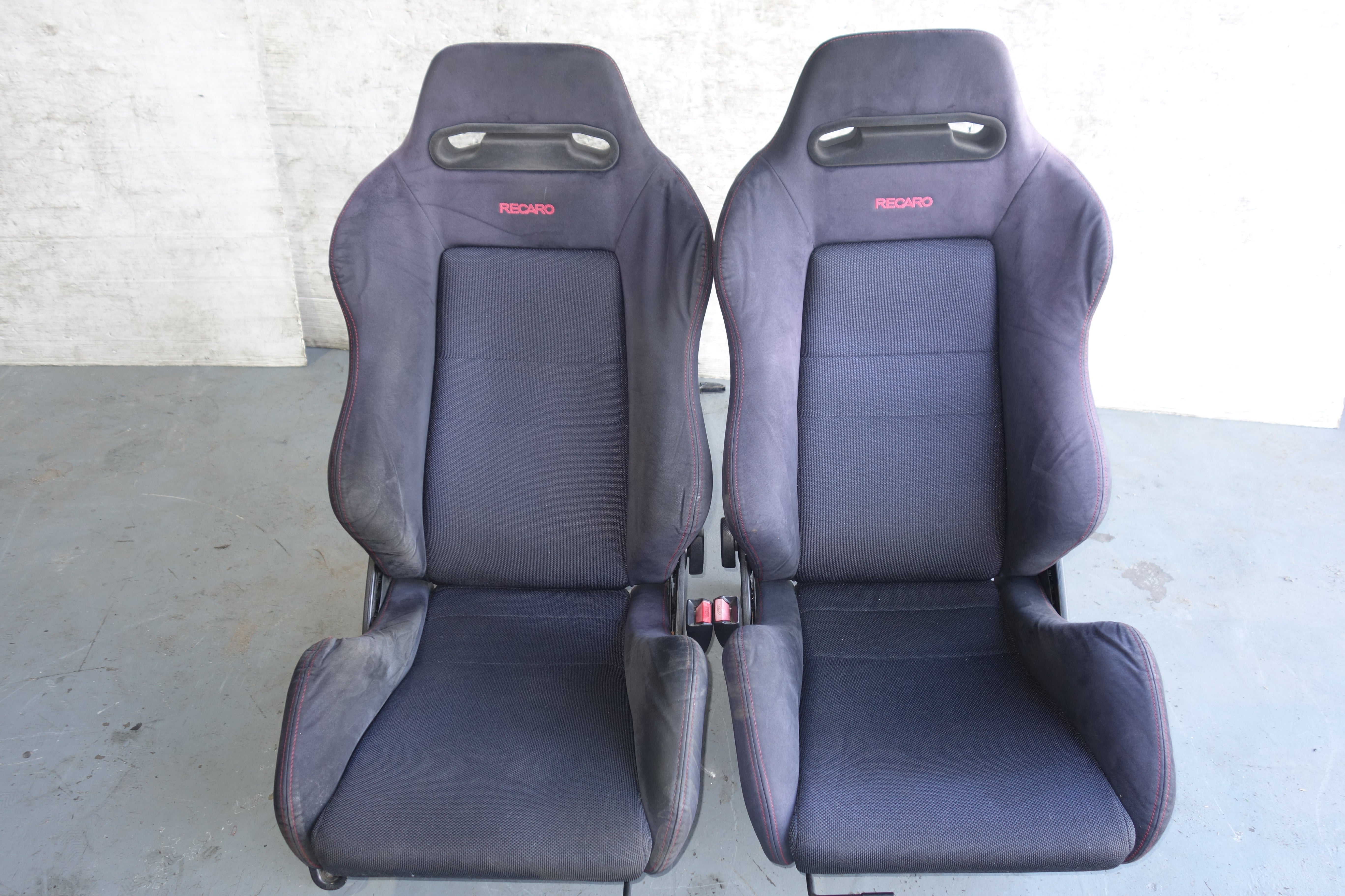 JDM Authentic Recaro SR3 Seats Black Pair Honda Integra DC2 OEM JDM Front Seats