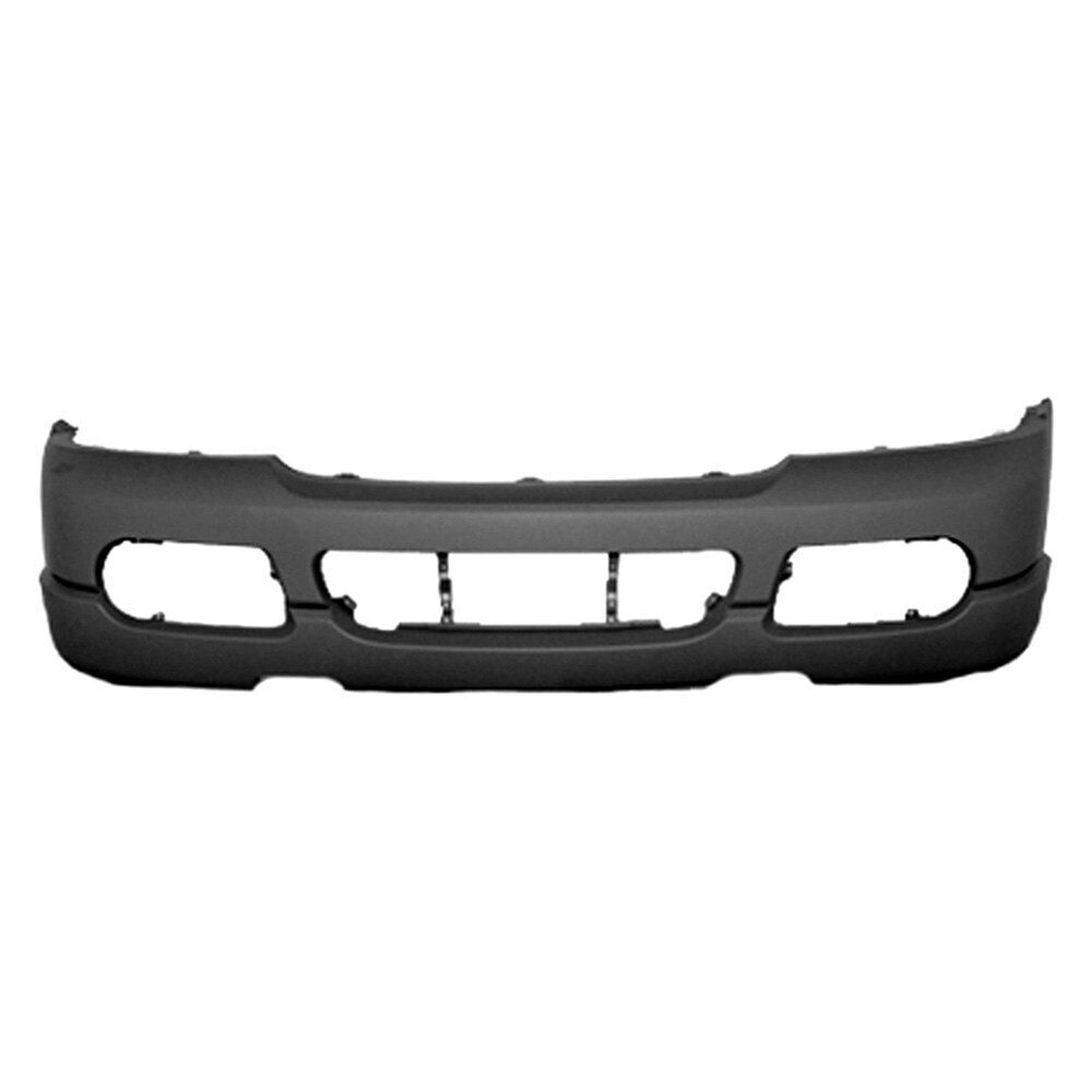 FO1000567 ford explorer 2005 bumper front with moulding large fog holes primed fo1000567 2