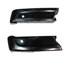 FORD PICKUP F150 2021-2023 — REAR 2-PC LH+RH BUMPER END SET; PTM; W/ SENSORS & PARK ASSIST; EXC RAPTOR/TREMOR; F150 21-23/LIGHTNING 22-24 (OE ML3Z17906JAPTM)