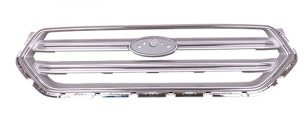 FORD ESCAPE 2013-2019 — FRONT GRILLE; W/O SPORT PKG; SILVER/CHROME; FOR SE/TITANIUM; ESCAPE 2017-2019