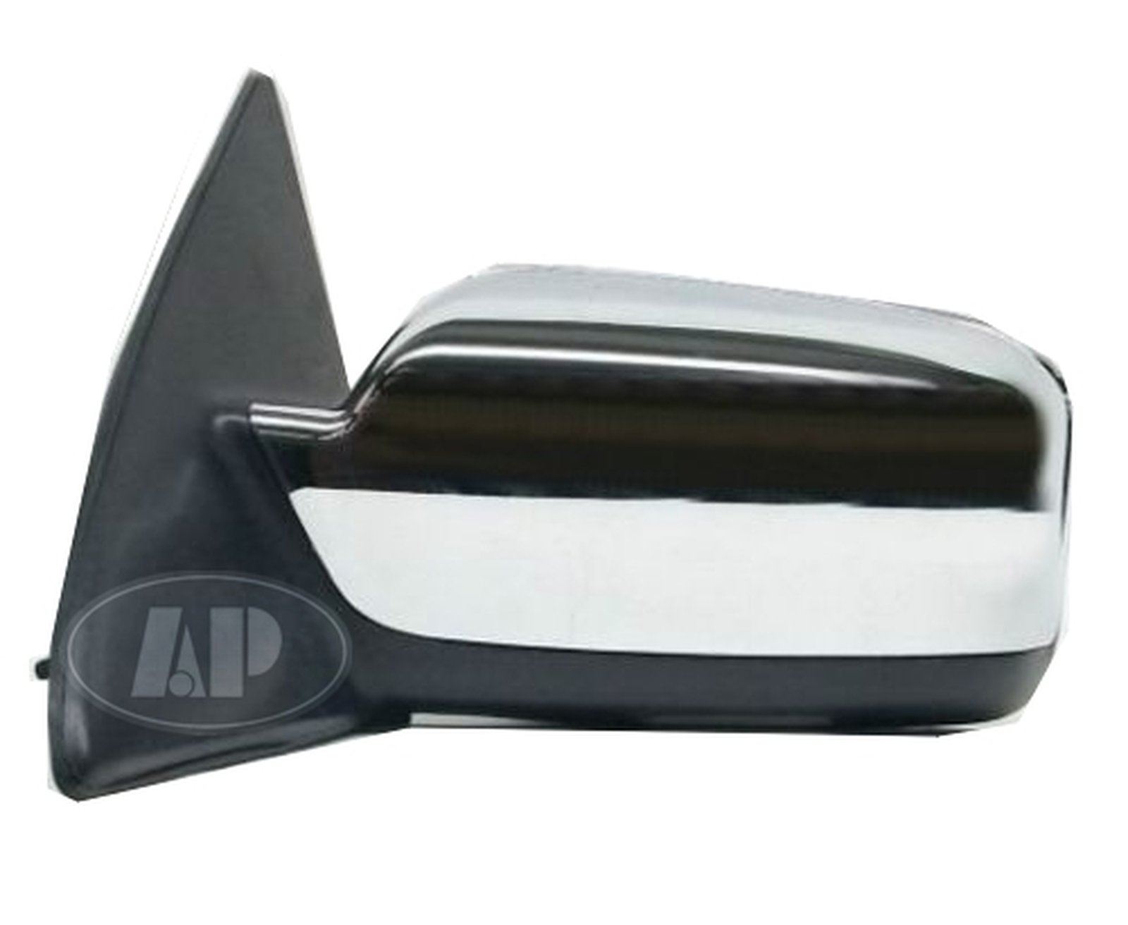 FO1320322 lincoln mkz 2007 2010 left side mirror power htd chrome with puddle lamp without 1