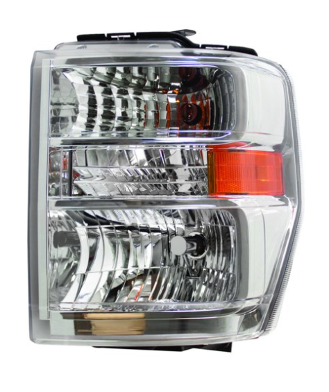 FORD ECONOLINE 2008-2014 — AERO HEAD LIGHT LH; F650/F750/VAN E350/ VAN E450 15-24; ECONOLINE 08-14