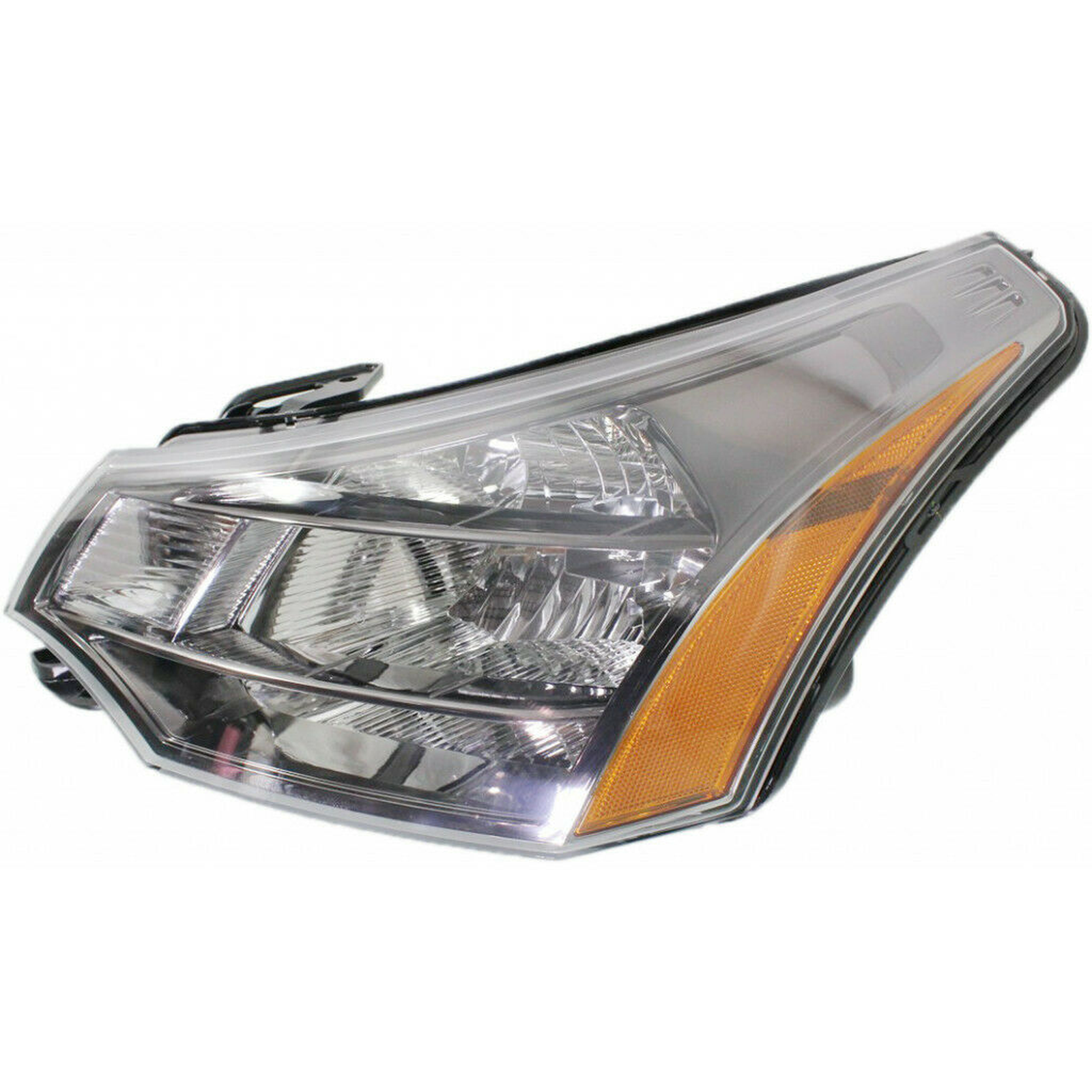 FO2502269 ford focus 2009 2011 left headlight black chrome trim cpe 09 10 sdn ses 10 11 hq 4