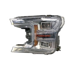 FORD PICKUP F150 2018-2020 — LED HEADLIGHT LH; CHROME BEZEL; 2018-2020 (JL3Z13008AH/G)