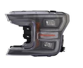FORD PICKUP F150 2018-2020 — LED HEADLIGHT LH; BLACK BEZEL; 2018-2020 (JL3Z13008AK)