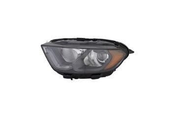 FORD ECOSPORT 2018-2022 — HALOGEN HEADLIGHT LH; BLACK BEZEL; W/ LED DRL; ECOSPORT 2018-2022 CAPA