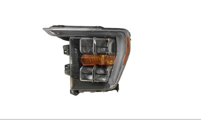 FORD PICKUP F150 2021-2023 — LED HEADLIGHT LH; CHROME BEZEL; W/O ADAPTIVE & TREMOR; 2021-2023 (ML3Z13008F/G)