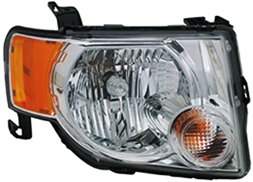 FORD ESCAPE 2008-2012 — HEAD LAMP RH; W/O APPEARANCE PACKAGE ; ESCAPE/HYBRID 2008-2012