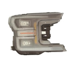 FORD PICKUP F150 2018-2020 — LED HEADLIGHT RH; BLACK BEZEL; 2018-2020 (JL3Z13008AJ)