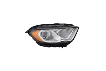 FORD ECOSPORT 2018-2022 — HALOGEN HEADLIGHT RH; CHROME HOUSING; W/ LED DRL; ECOSPORT 2018-2022 CAPA