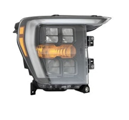 FORD PICKUP F150 2021-2023 — LED HEADLIGHT RH; BLACK BEZEL; W/O PROJECTOR STYLE; 2021-2023 (OE ML3Z13008U)