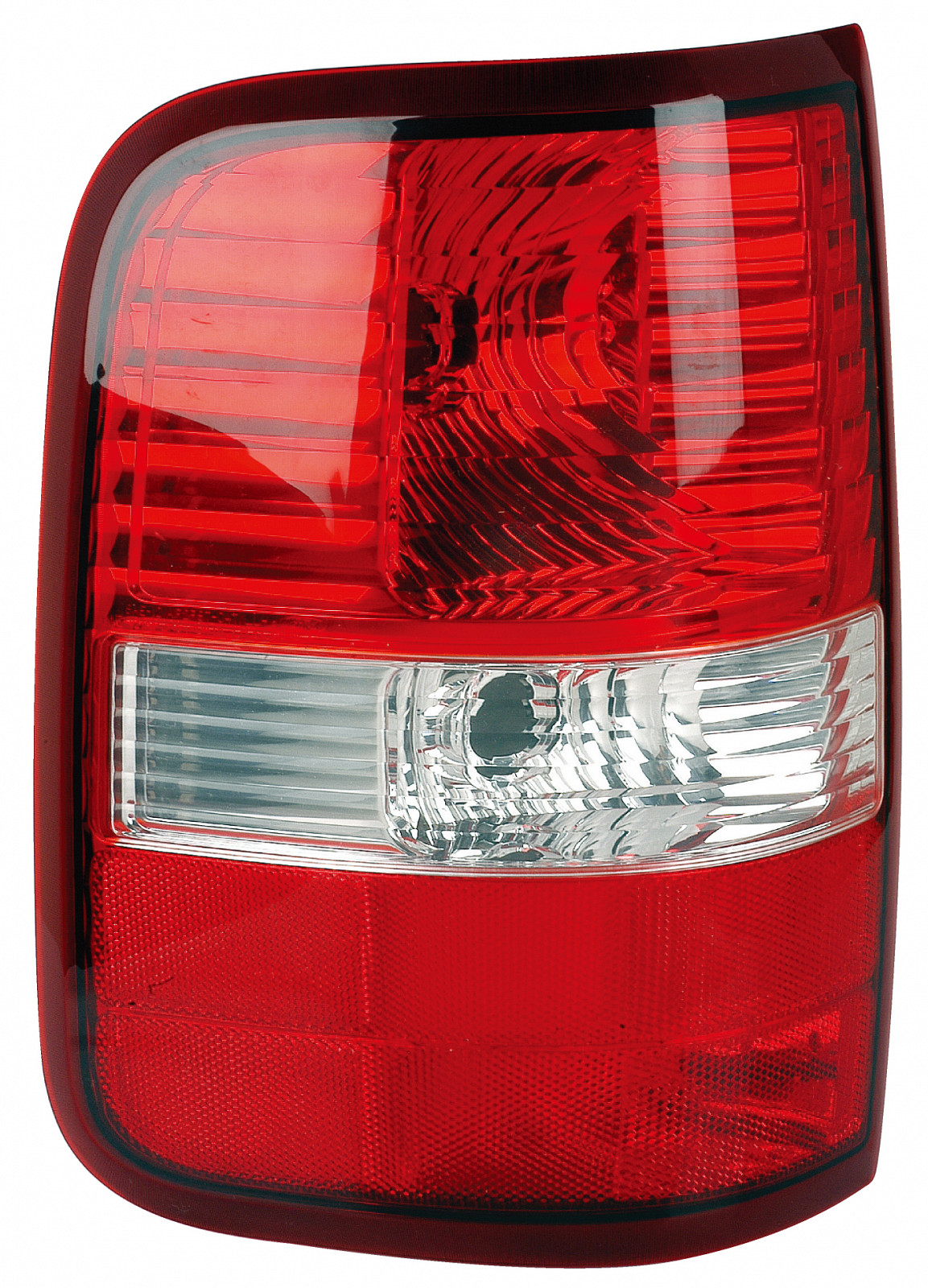 FO2800182 ford f 150 2004 2008 left taillight styleside model with red lens with housing e 1