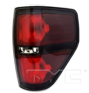 FORD PICKUP F150 2009-2014 — TAIL LIGHT RH; FOR SVT RAPTOR/ F150-HARLEY-DAVIDSON; BOTH 2010-2014